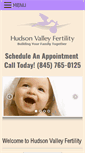 Mobile Screenshot of hudsonvalleyfertility.com